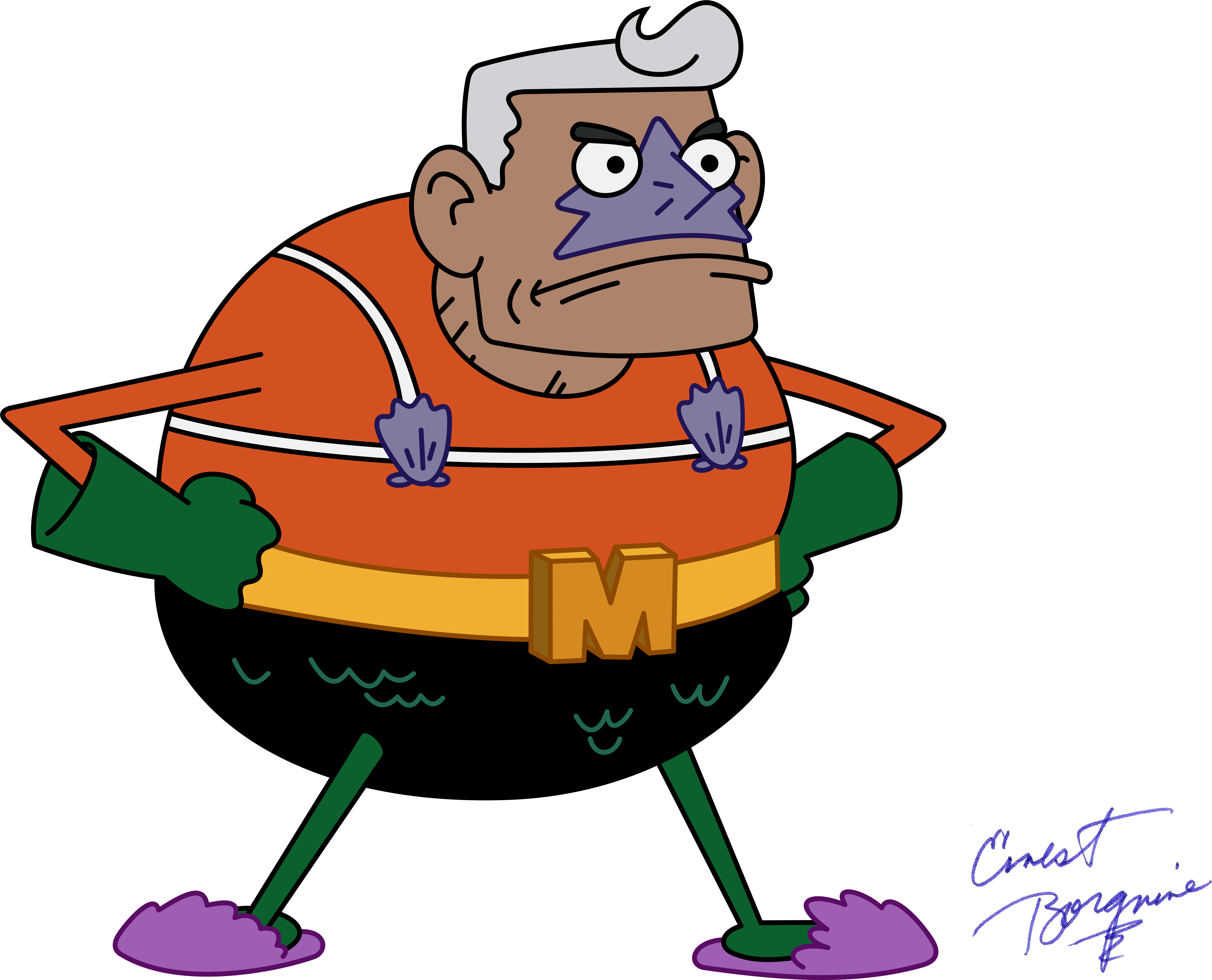 The Trident Vector Clip Art Eps Images - Mermaid Man And Barnacle Boy Transparent (7522x6000)