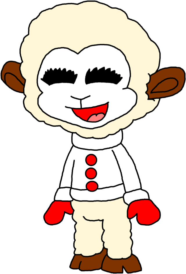 Image Lambchop Coloring Page With Unparalleled Cartoon - Cartoon Lamb Chops (774x1032)