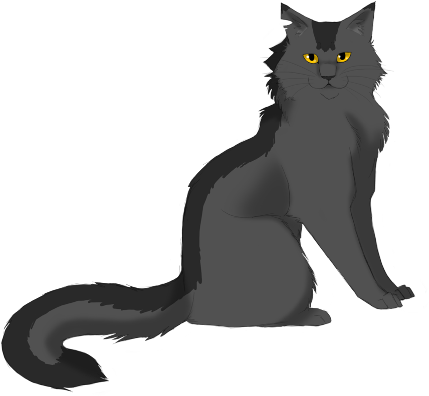 Warrior Cats Thunderclan Download - Warrior Cats Graystripe Png (900x842)