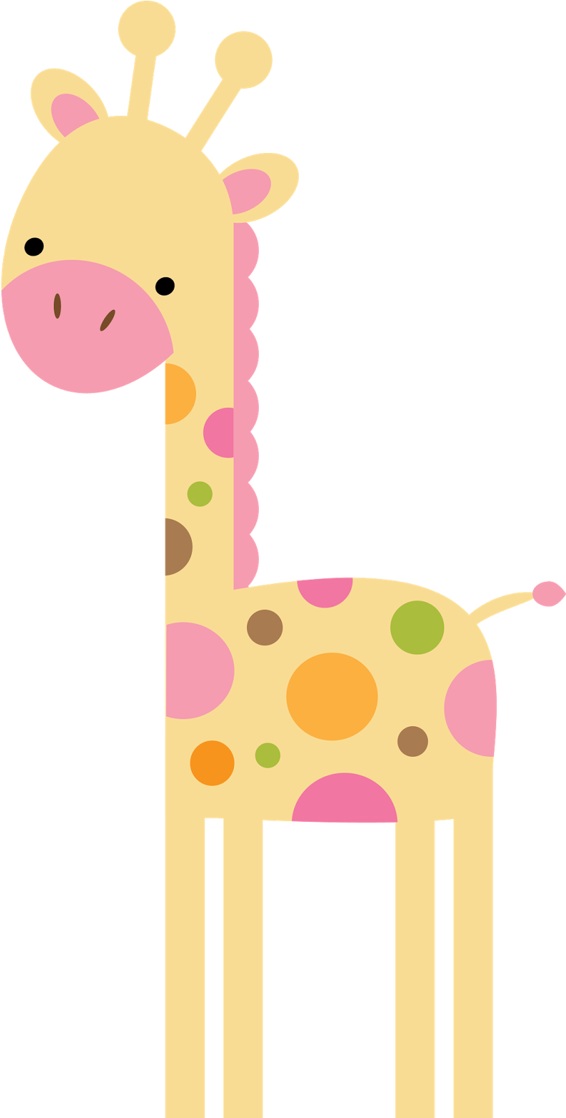 Imagens Para Vocês - Jirafa Bebe Sticker (1002x1600)