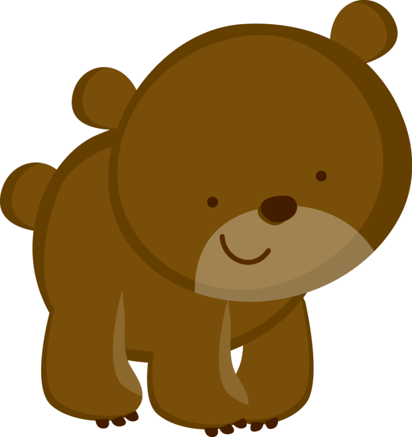 Zwd Bear 1 - Woodland Bear Free Clipart (819x870)