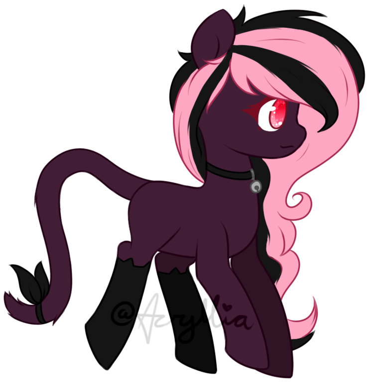 Pony Adopt Halloween Day 12 Black Cat By Acrylliav - Cartoon (921x868)