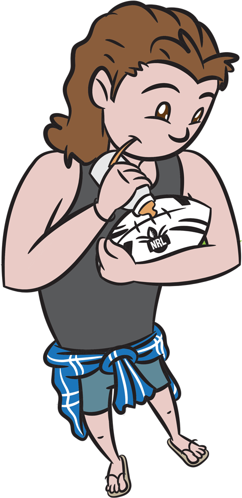 Dads And Lads Figure - Cartoon (600x1039)