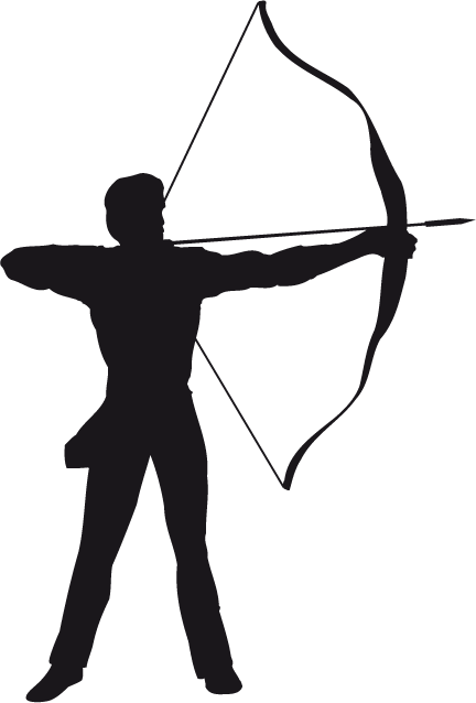 Archery Silhouette - Archery Silhouette (432x638)