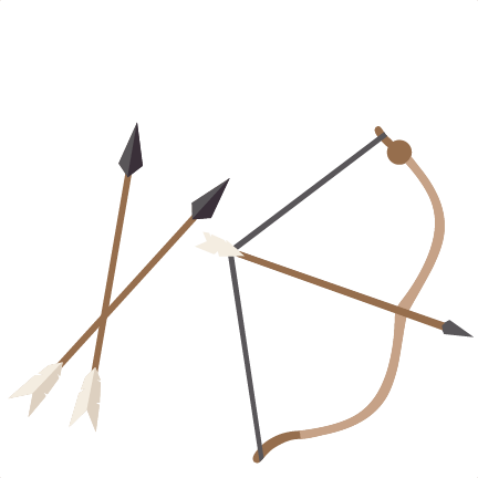 Bow And Arrow Set Svg Scrapbook Cut File Cute Clipart - Clip Art (432x432)