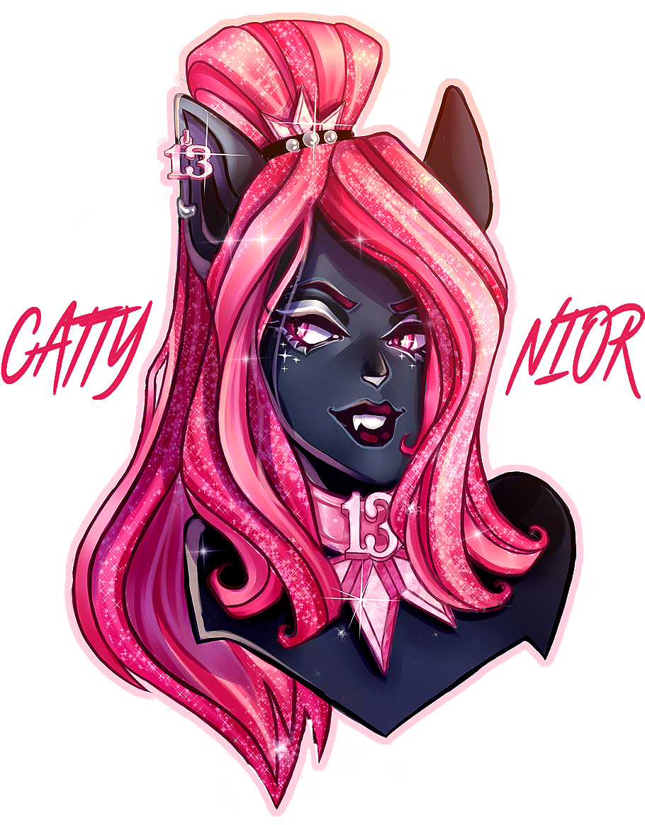 Catty Nior Cat Kitty Cat Girl Monster Girl Monster - Ooak (1062x1266)