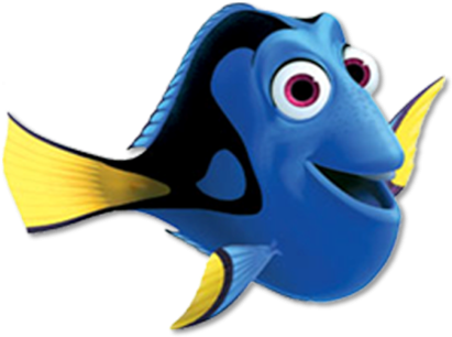 Png Procurando Nemo - Finding Dory Characters (418x314)