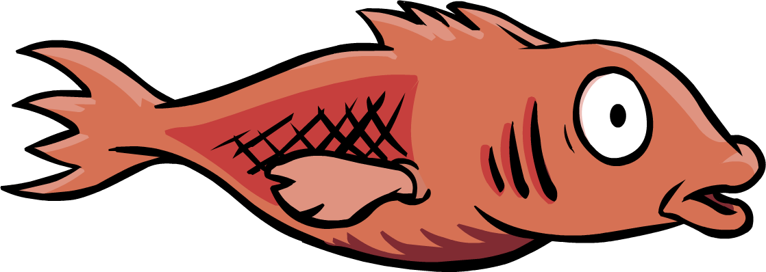 Ice Fishing Mullet - Big Fish Club Penguin (1118x398)