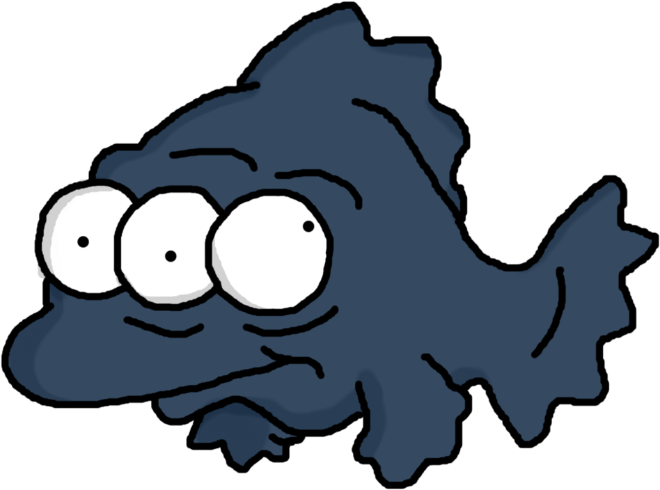 Mutant Fish By Goldena1 - Mutated Fish Clipart Png (1004x796)