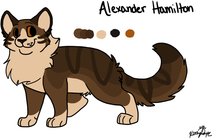 Alexander Hamilton Ref By Banditkat - Alexander Hamilton Hamilton Cat (1024x576)