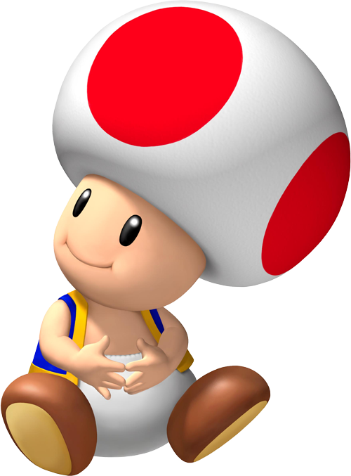 Toad - Super Mario Toad (500x677)