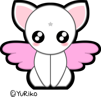 Angel Kitten By O Yuriko O - Kitten (400x386)