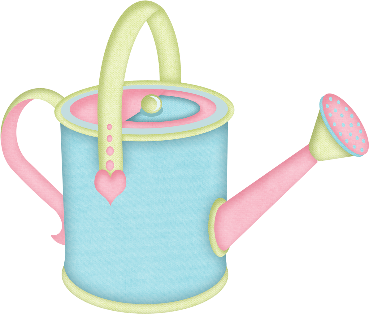 B *✿*sweet Spring - Watering Can Clip Art Cute (1280x1142)