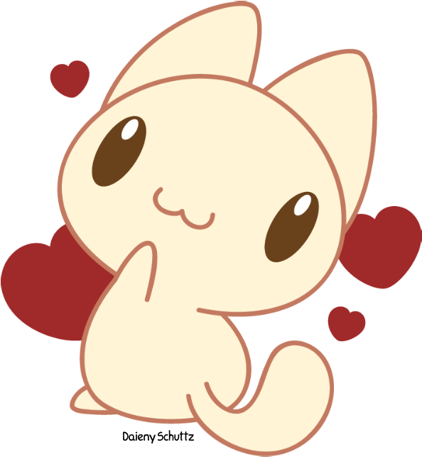 Lovely Kitty By Daieny - Daieny Deviantart Cat (639x690)