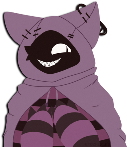 Alice Mare - Cheshire Cat - Black Cat (500x500)