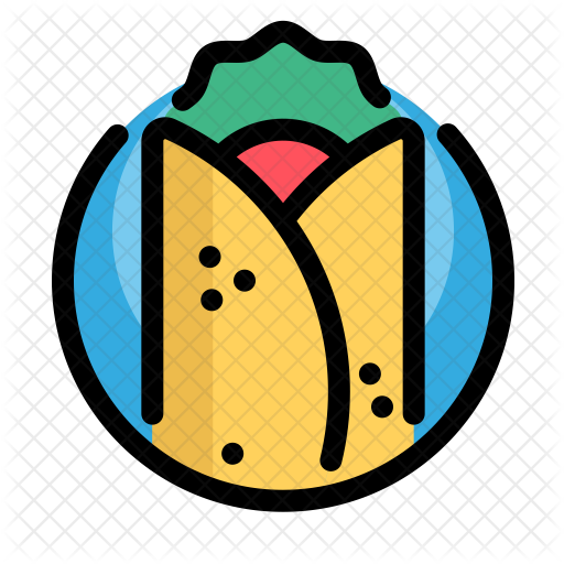 Burritos Icon - Fast Food Icons (512x512)