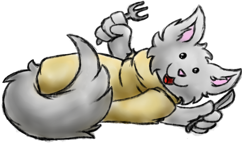 Burrito Cat By Vonhartherzig - Cartoon (798x473)