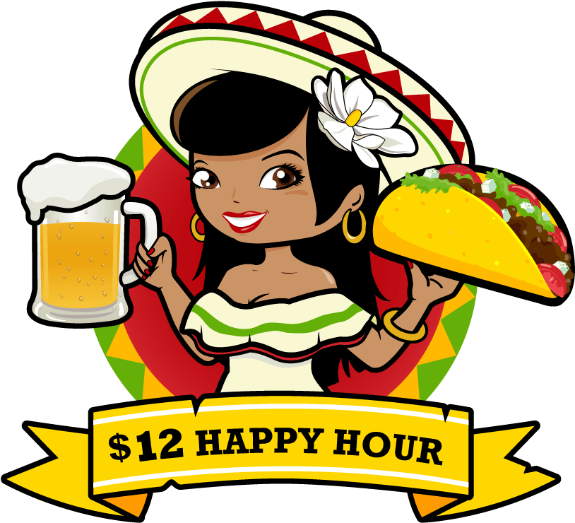 Clipart Library The Taco Shop - Mexican Woman Eating Tacos (842x842)