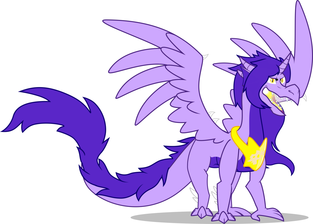 Amethyst Sniper By Azur-wing - Dragon Ocs Mlp (1280x917)