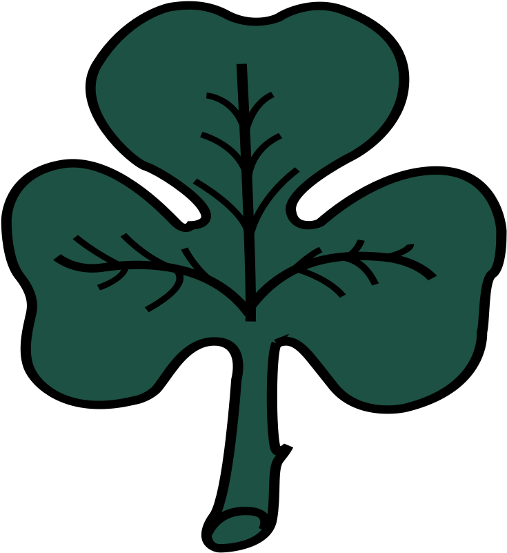 Clipart - Green Clover - Shamrock Montreal (800x800)