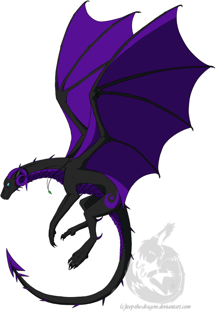 Clip Art Illustration Bat-m - Dragon (757x1055)