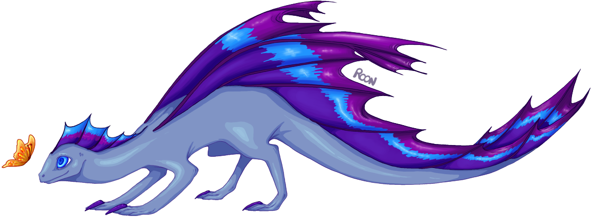 Ridgewing Dragon By Rooncakes - Ridgewing Dragon Dragon Cave (1157x425)