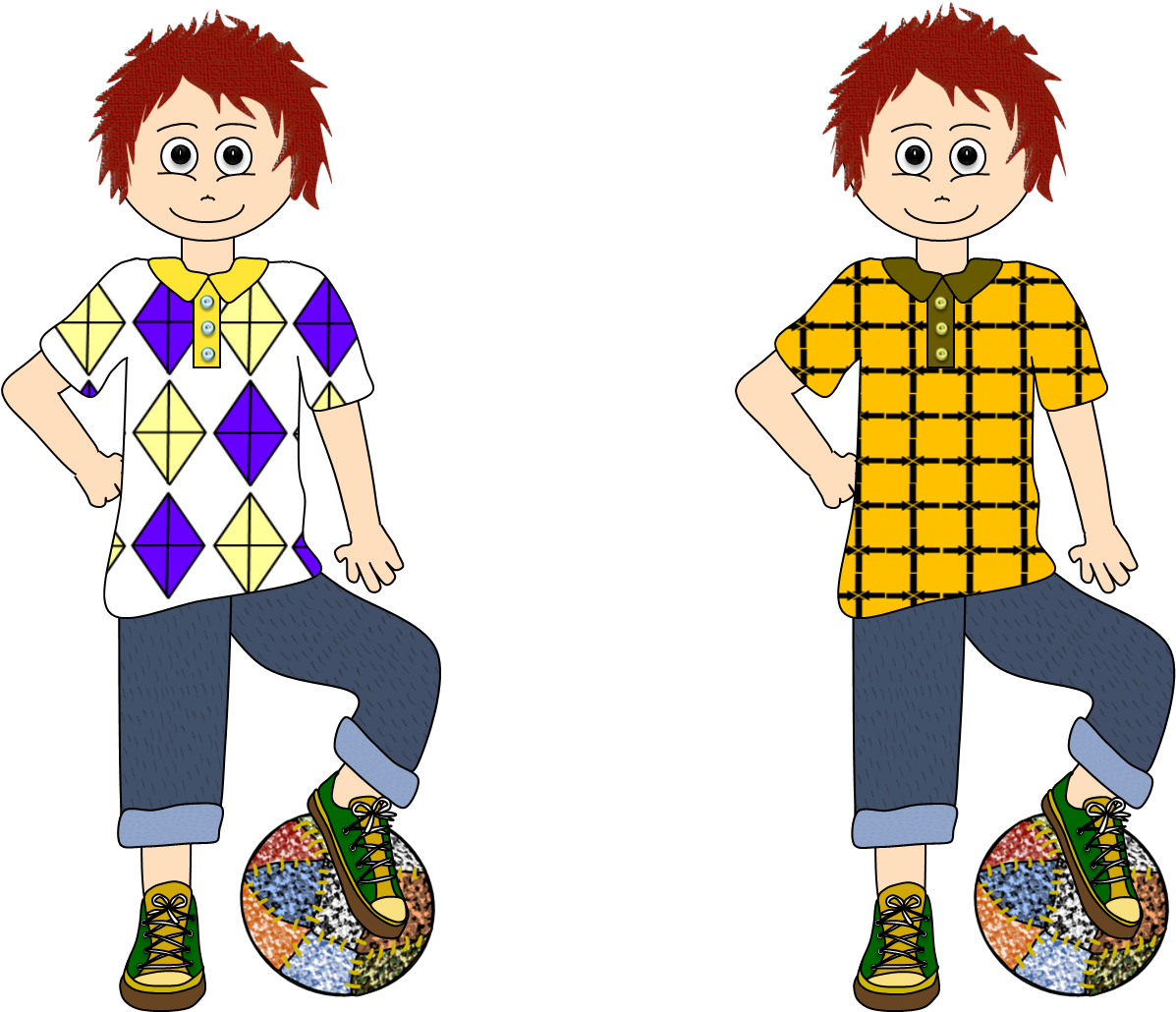 Bonecos - Texturas - Dolls - Textures That A Boy - Cartoon (1196x1049)