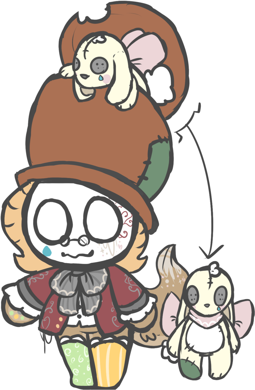 Mad Hatter Sheep Comes With Companion By Royalraptors - Cartoon (1024x1339)