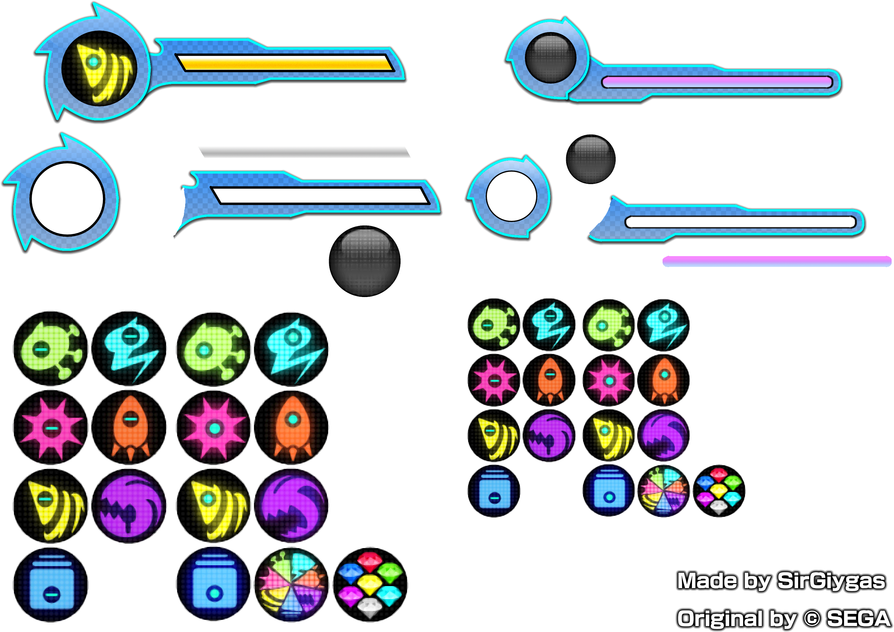 Bar High Res - Sonic Colors Hud (3072x2176)