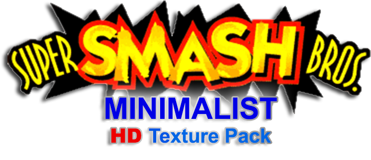 Smash 64 Minimalist Hd Texture Pack - Super Smash Bros 64 (836x322)