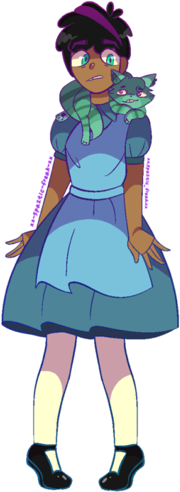 Here It Is An Alice In Wonderland Camp Camp Mix Ok - Camp Camp Max In A Skirt (421x750)
