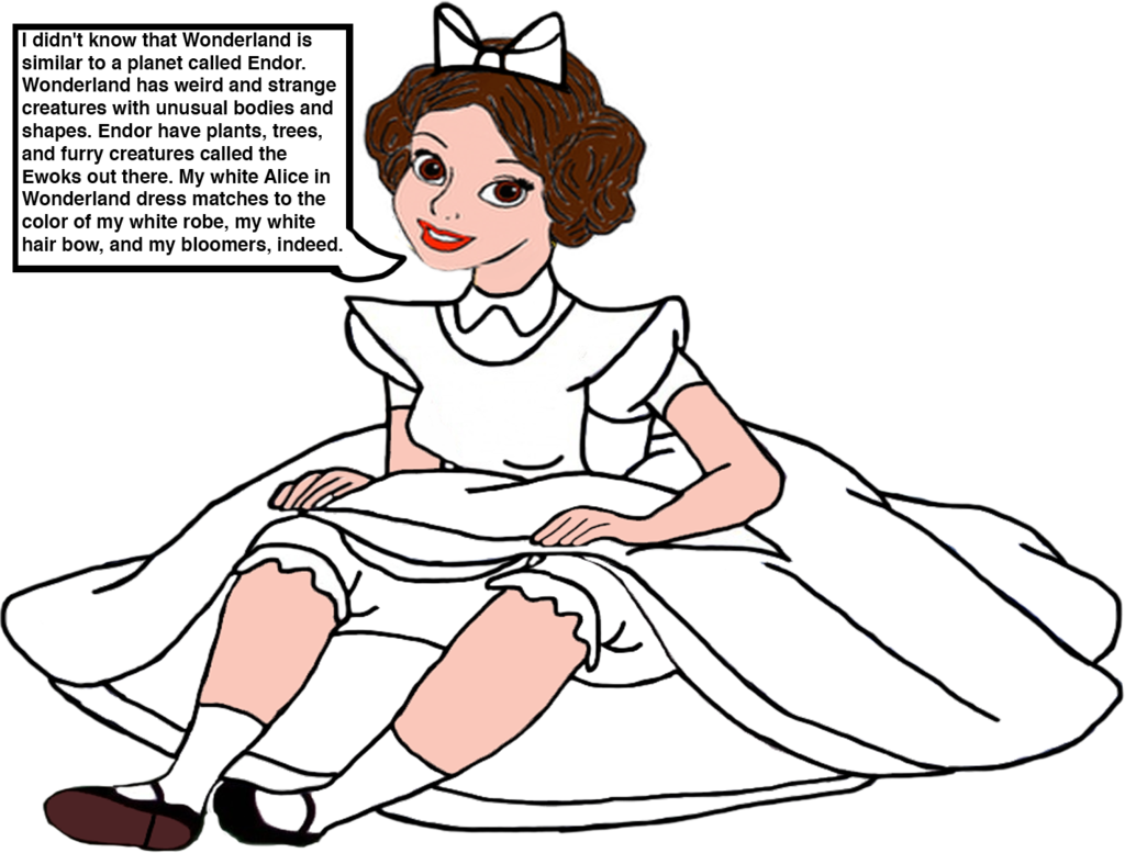 Princess Leia As Little Alice By Darthranner83 - 2018 (1024x777)