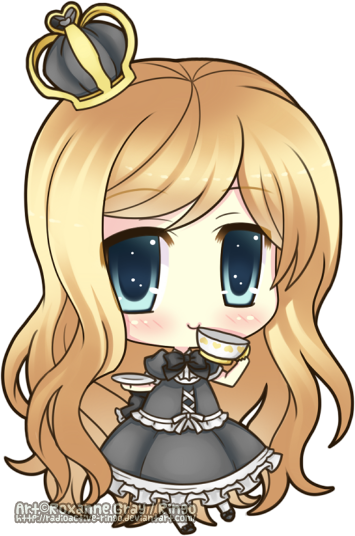Alice By Rinselli-chan - Alice In Wonderland Chibi Alice (355x536)