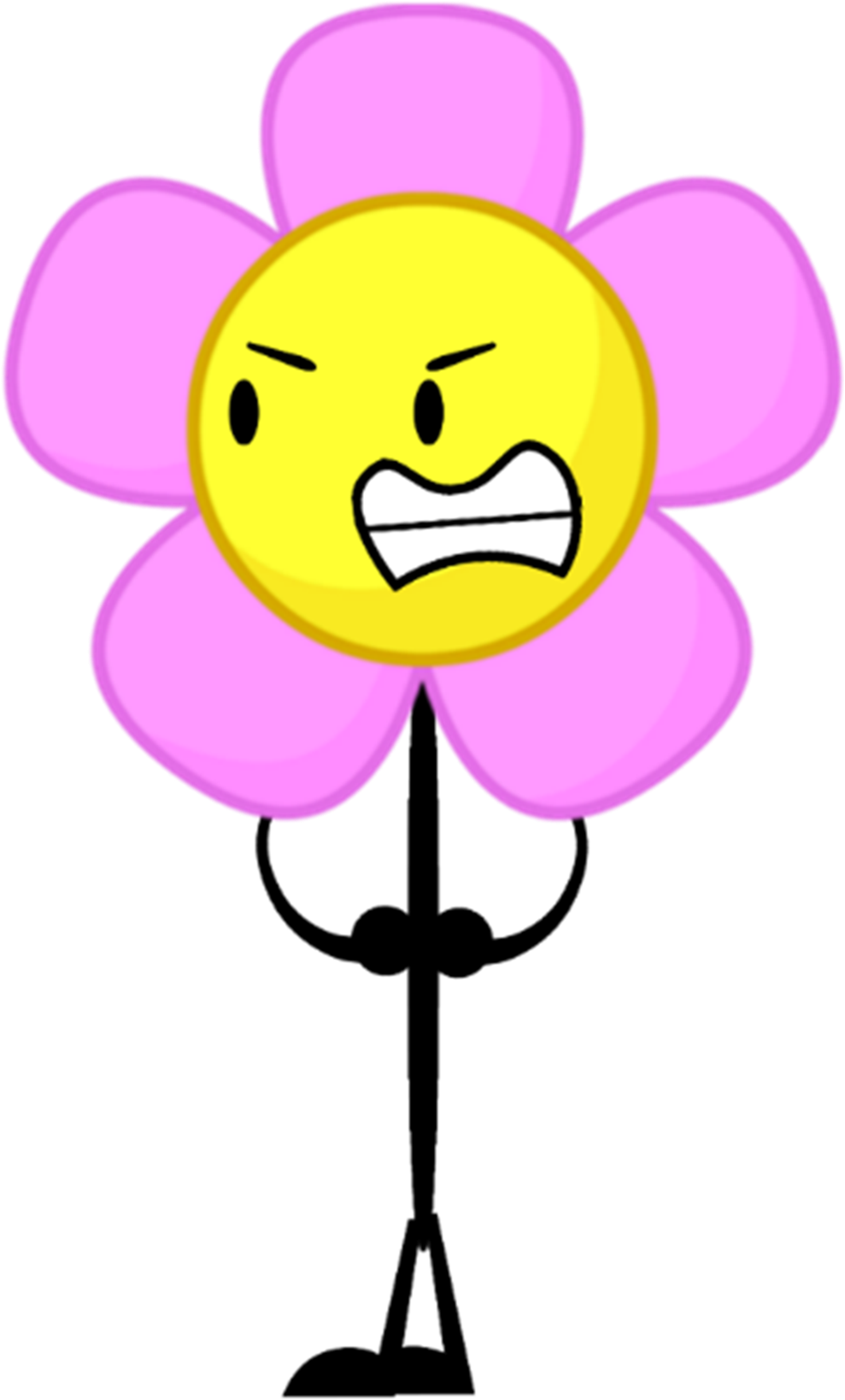 Flower-1 - Battle For Dream Island Flower (1000x1648)