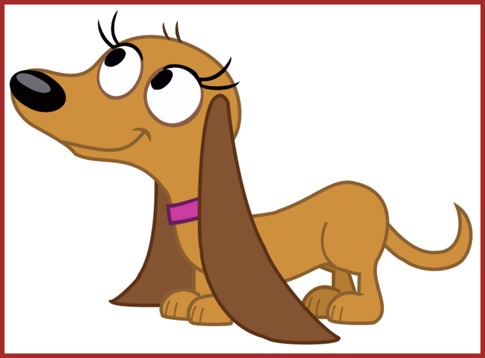 Amazing Strudel A Character From The Kids U Show Pound - Daschund Puppy Cartoon (1630x1205)
