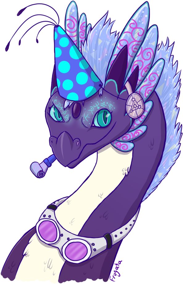 Frietas' 2nd Birthday By Frogata - Cartoon (867x921)