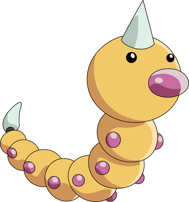 Stats, Moves, Evolution, Locations & Other Forms - Weedle Png (748x800)