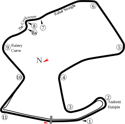 Laguna Seca Track Map - Laguna Seca Circuit Map (413x410)