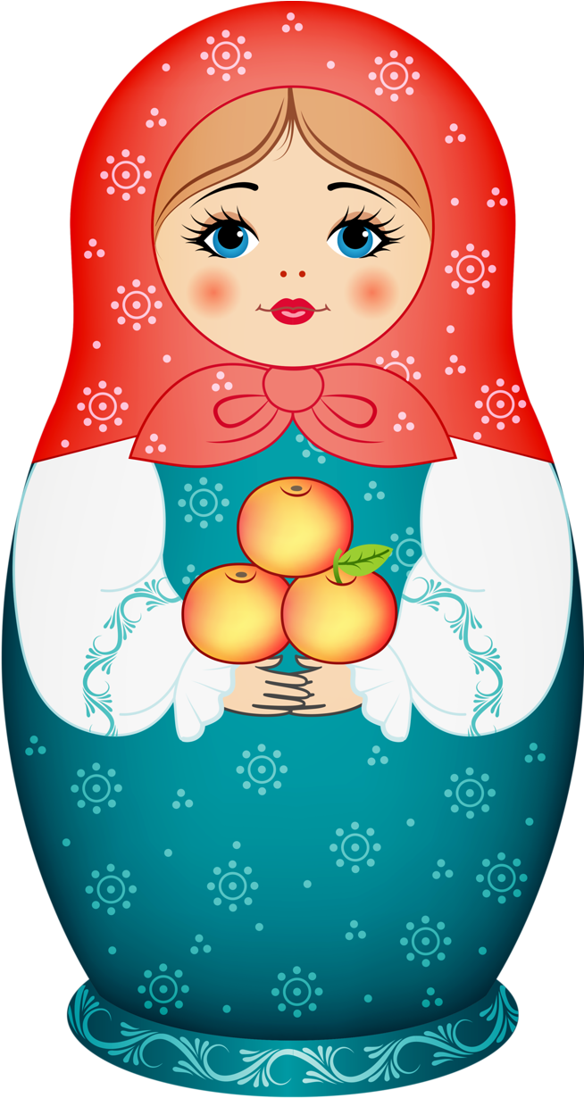 Russian Doll Vector (708x1280)