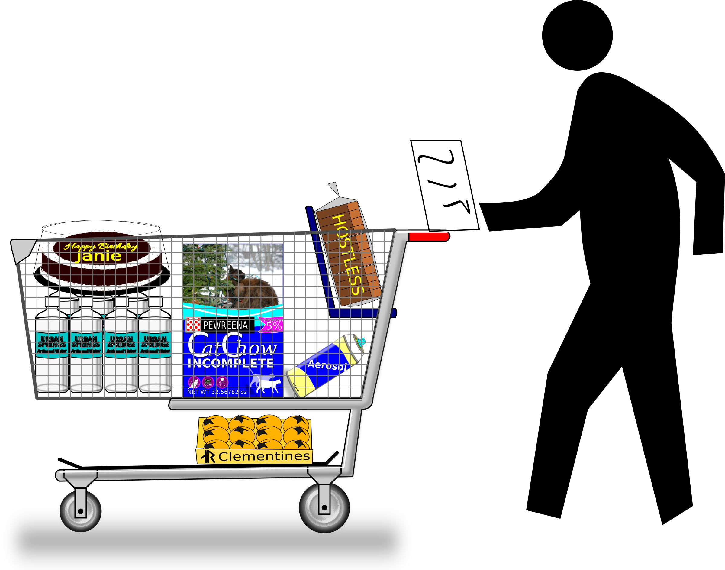Pedestrian Shopping - Shopping Images Clip Art (2400x1886)