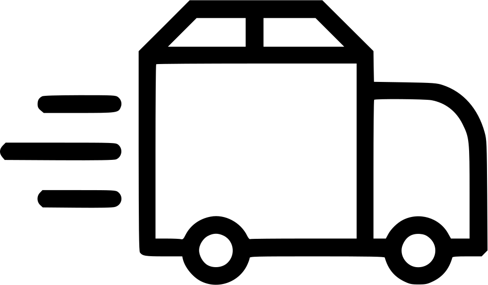 Truck Delivery Shipping Van Fast Package Comments - Fast Delivery Van Icon (981x574)