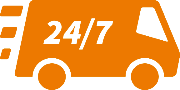 With Dedicated Vehicles, We Provide Person To Person - 24 7 Delivery (576x290)