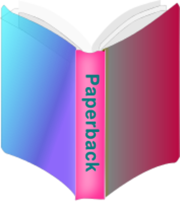 Paperback Book Icon - Clip Art (600x705)