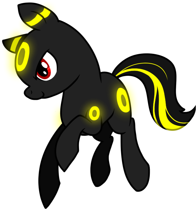 Umbreon Pony By Nukeleer - Umbreon Pony (725x753)