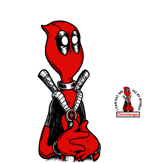 Then To Top Off This Day I Got To Eat My Favorite Foods - Deadpool Cat In The Hat (799x706)