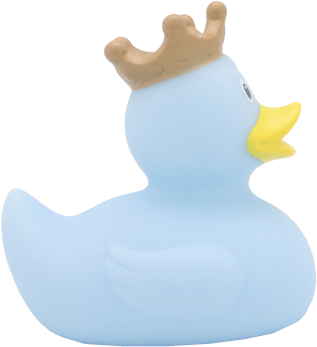 Pato Azul Corona - Rubber Duck (800x800)
