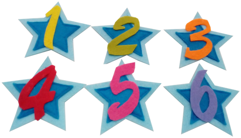 Números Adicionales Para Corona Azul - Decorate A Star (498x373)