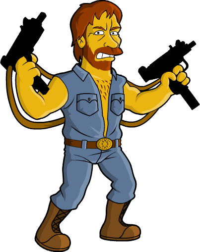Chuck Norris - Chuck Norris Birthday Card (403x509)