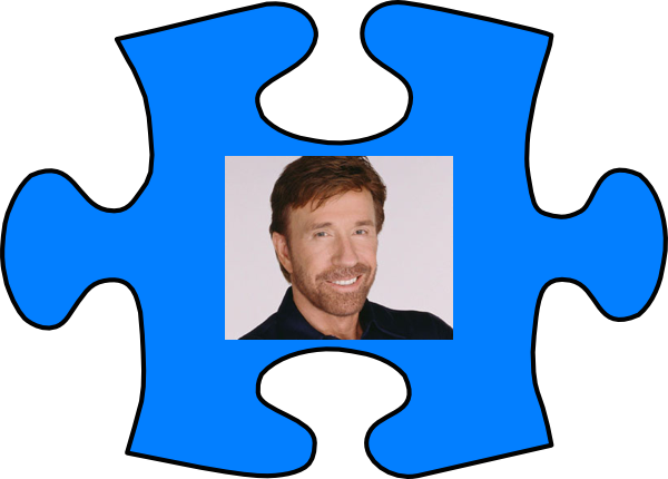 Blue Jigsaw Puzzle Pieces Clip Art - Single Puzzle Pieces Blue (600x430)