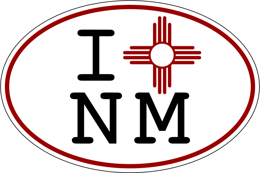 I Zia Nm White Oval Decal - New Mexico Nm Home State Wood Id Tag Luggage Card Suitcase (904x603)